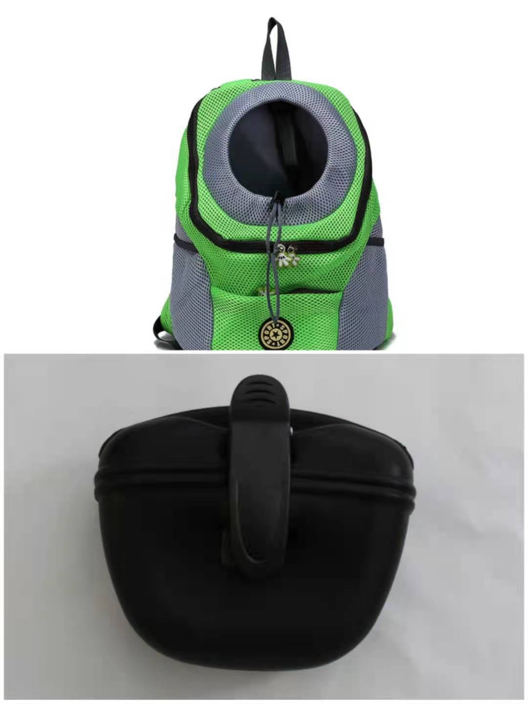 KFX-8309053 Portable Silicone Dog Snack Training Bag with Magnetic Closure and Clip - Available in Multiple Colors