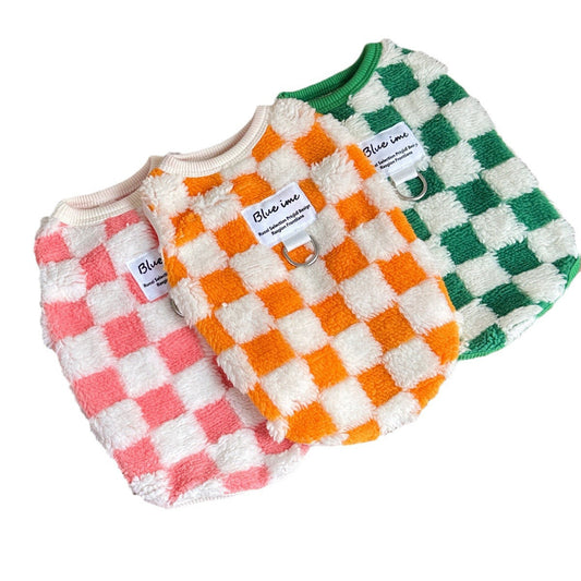 KFX-8312253 Casual Nylon Traction Vest for Cats - Available in Pink, Orange, Green & Various Sizes