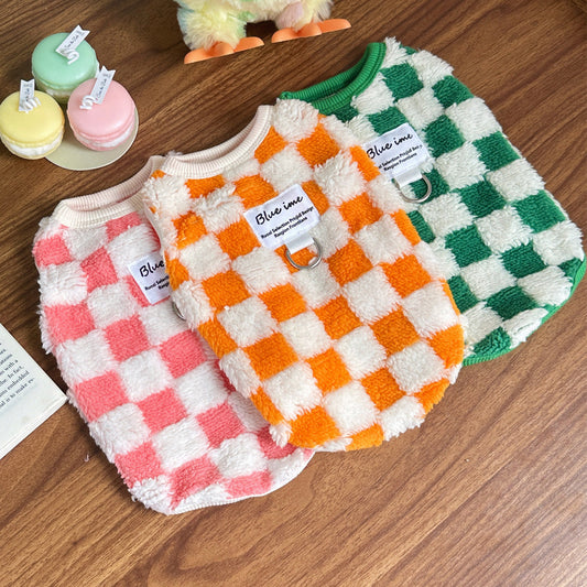 KFX-8312253 Casual Nylon Traction Vest for Cats - Available in Pink, Orange, Green & Various Sizes