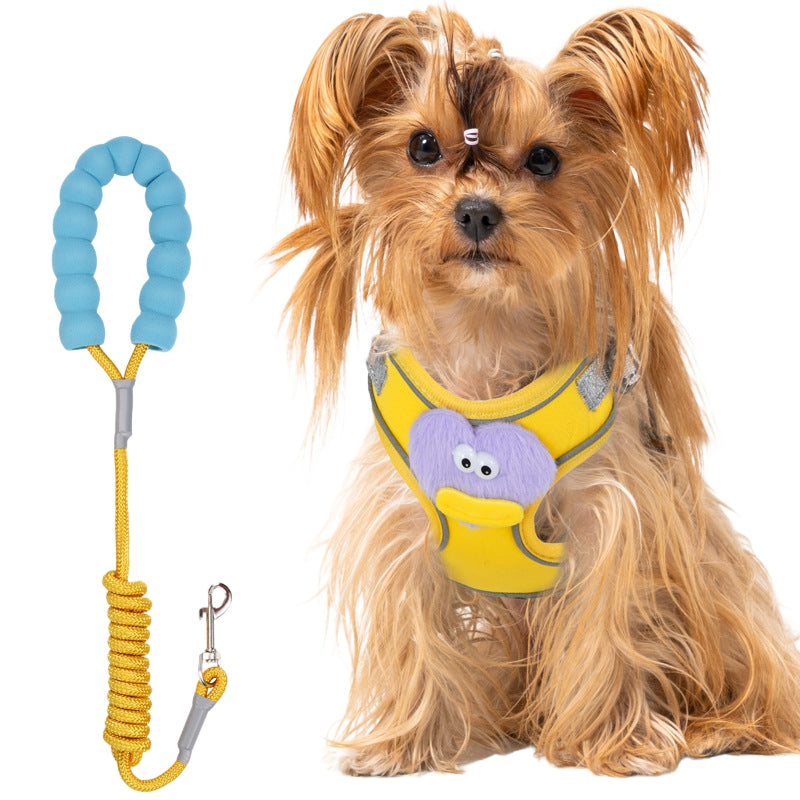 KFX-8312381 Adjustable No-Pull Dog Harness with Multifunction Leash - Escape Proof Vest for Medium Dogs