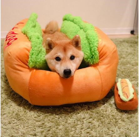 KFX-8316605 Comfortable Japanese Akita Dog Kennel - Removable Pet Nest Bed in Multiple Sizes