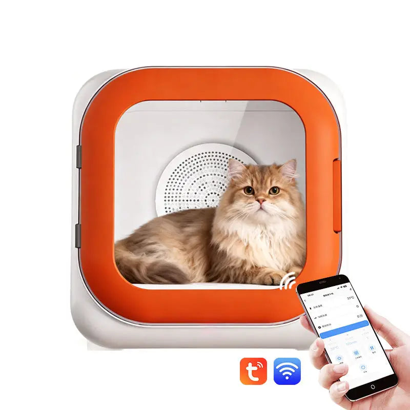 KFX-831763 Eco-Friendly Automatic Pet Hair Dryer Box with Temperature Control for Cats & Small Dogs - 7kg Capacity