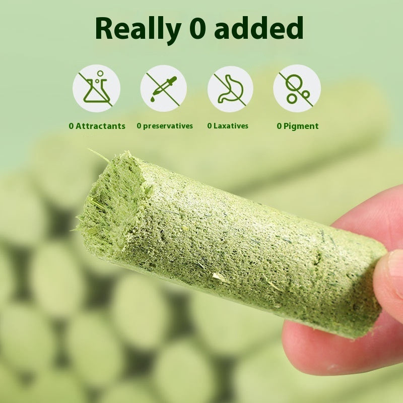 KFX-8318397 Freeze-Dried Cat Grass Stick for Dental Care and Nutrition - 6-Pack Snacks