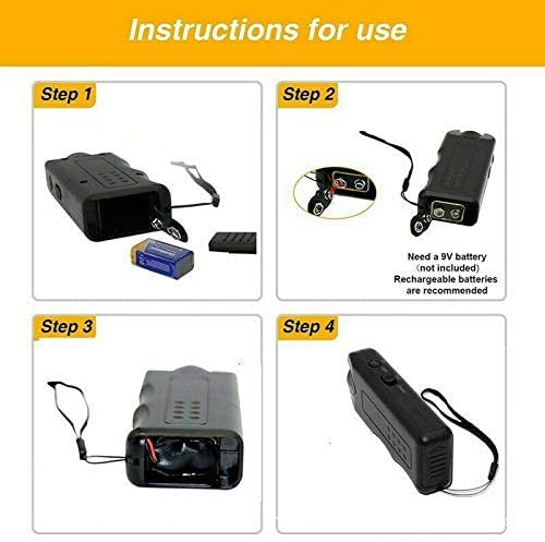 KFX-8321597 Ultrasonic Dog Repeller Trainer - 3 in 1 Anti-Barking Device with Flashlight Function