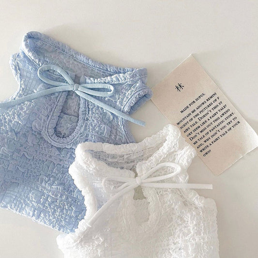 KFX-8323901 Lightweight and Breathable Pet Vest for Dogs and Cats - Multiple Sizes in Blue and White