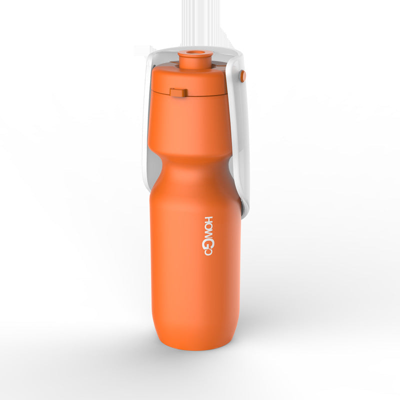 KFX-8324157 Portable Pet Dog Travel Water Cup - Plastic - 228*80mm - Available in Orange and Purple
