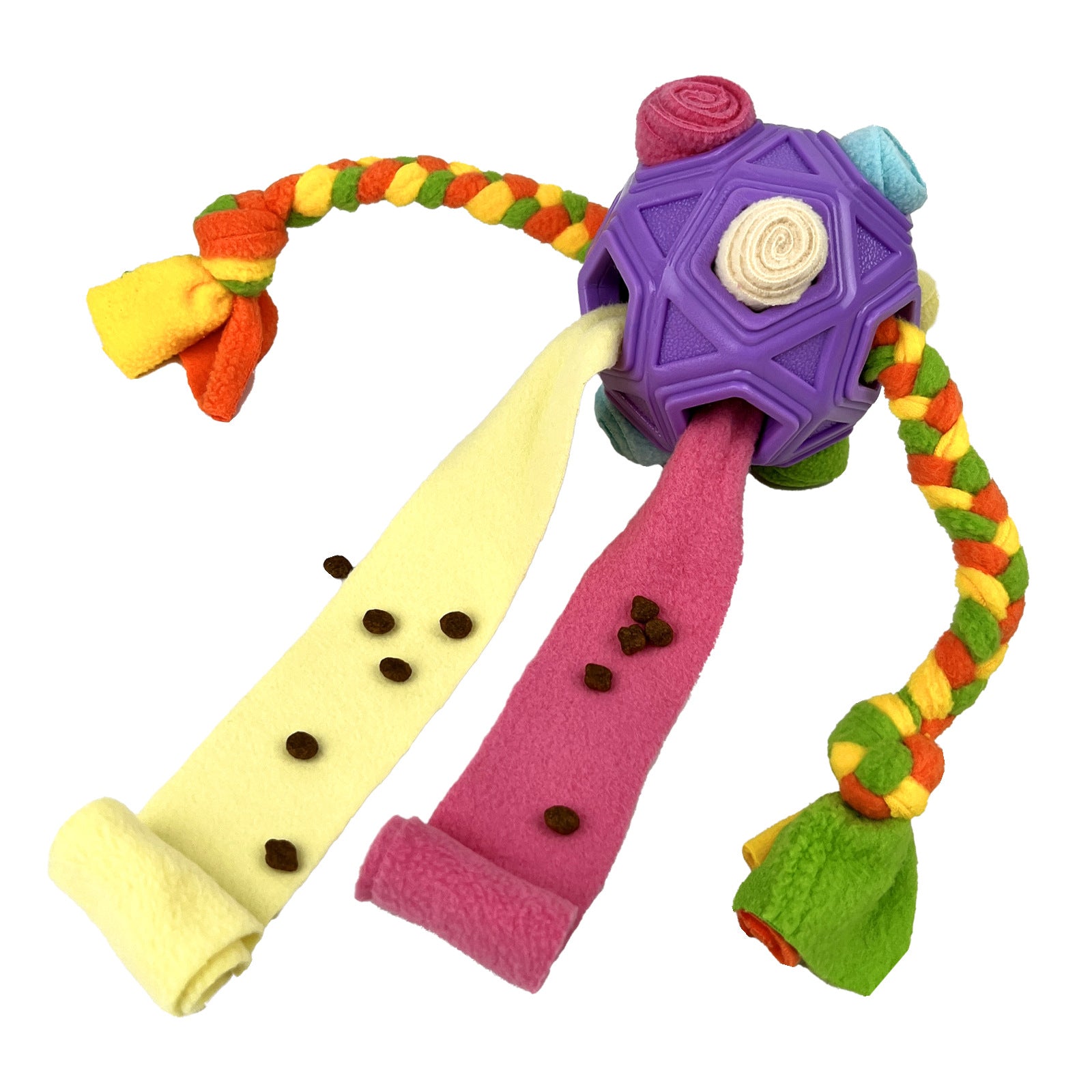 KFX-8325565 Interactive Sniffing Ball Puzzle for Dogs - IQ Training & Bite Resistant Toy