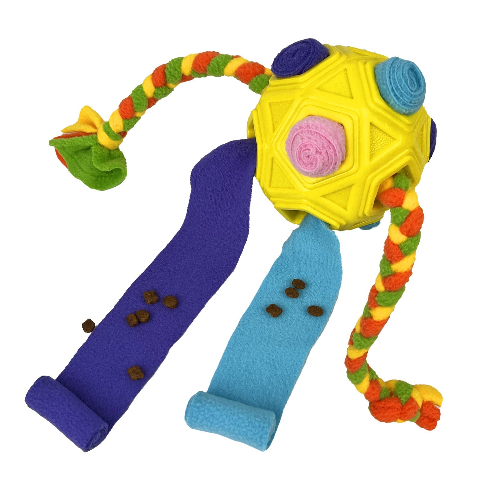 KFX-8325565 Interactive Sniffing Ball Puzzle for Dogs - IQ Training & Bite Resistant Toy