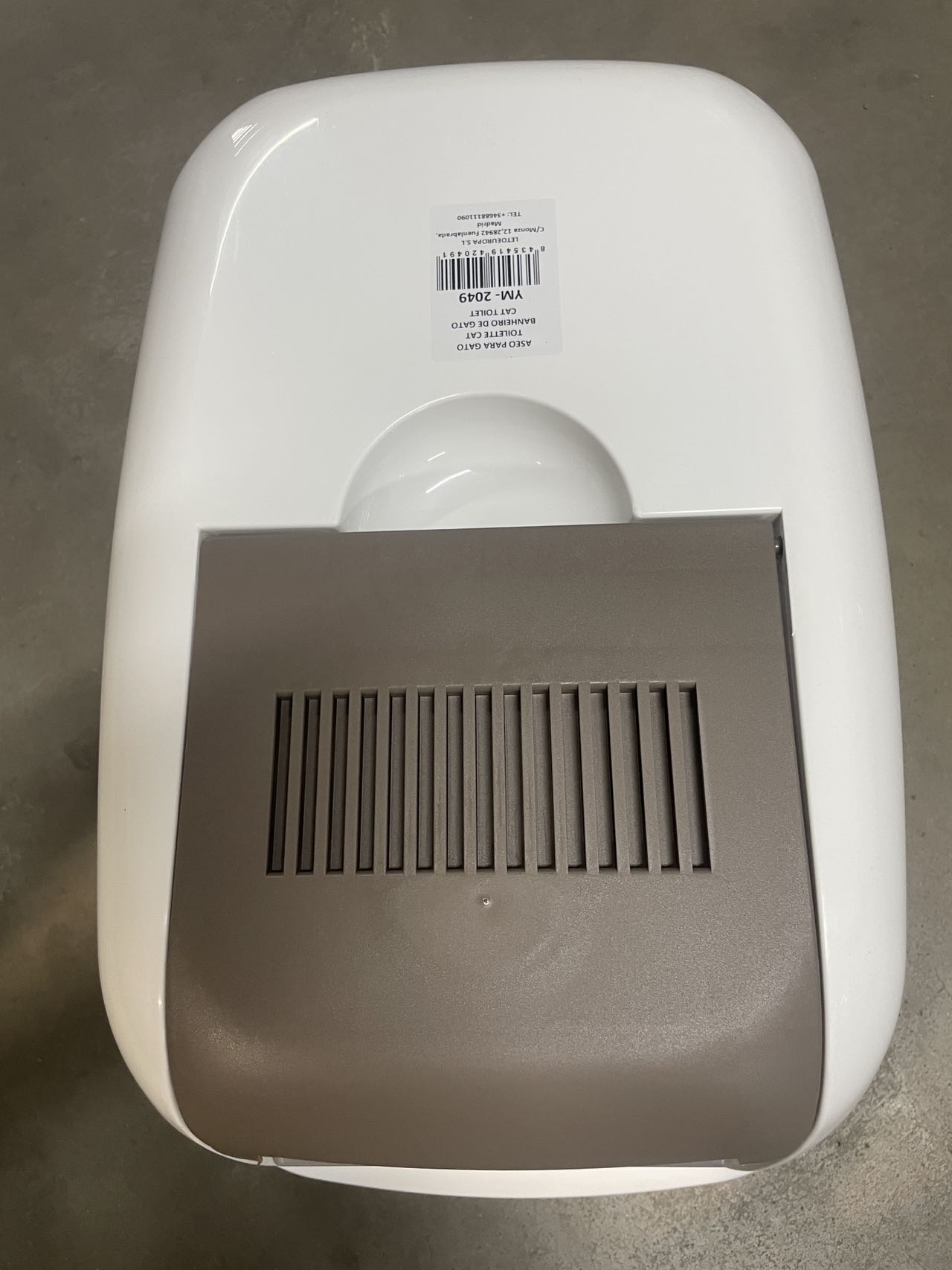 KFX-8329533 Cat Toilet with Shovel for Easy Cleaning