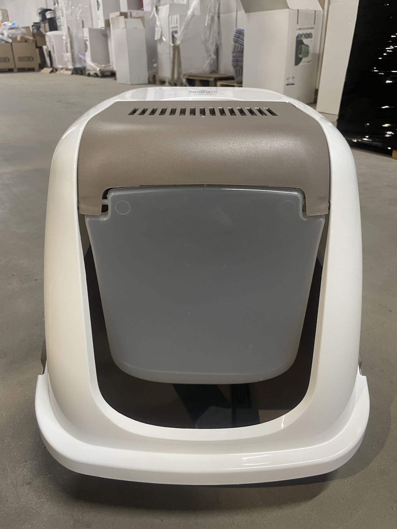 KFX-8329533 Cat Toilet with Shovel for Easy Cleaning