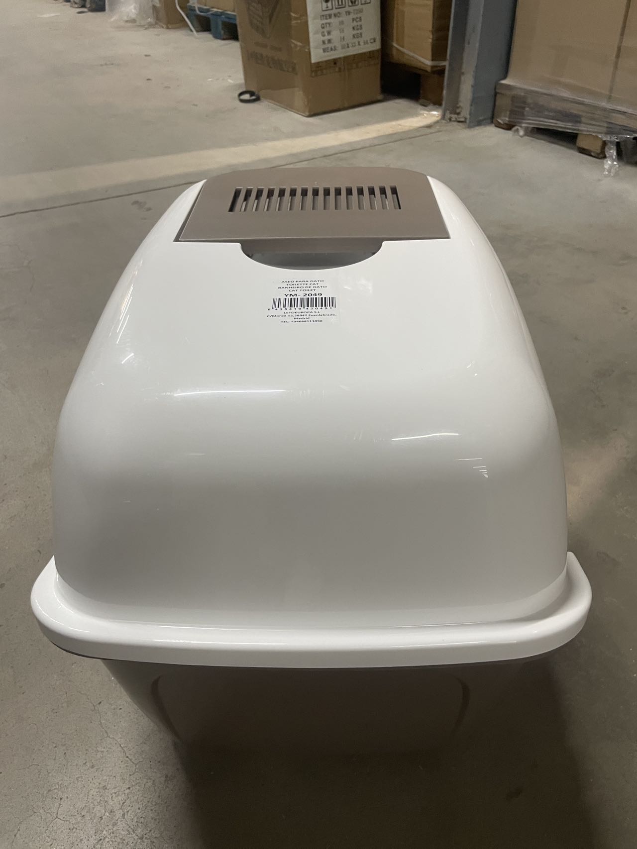 KFX-8329533 Cat Toilet with Shovel for Easy Cleaning