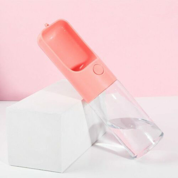 KFX-8329917 Portable Plastic Pet Drinking Fountain for Cats and Dogs - Convenient Water Dispenser
