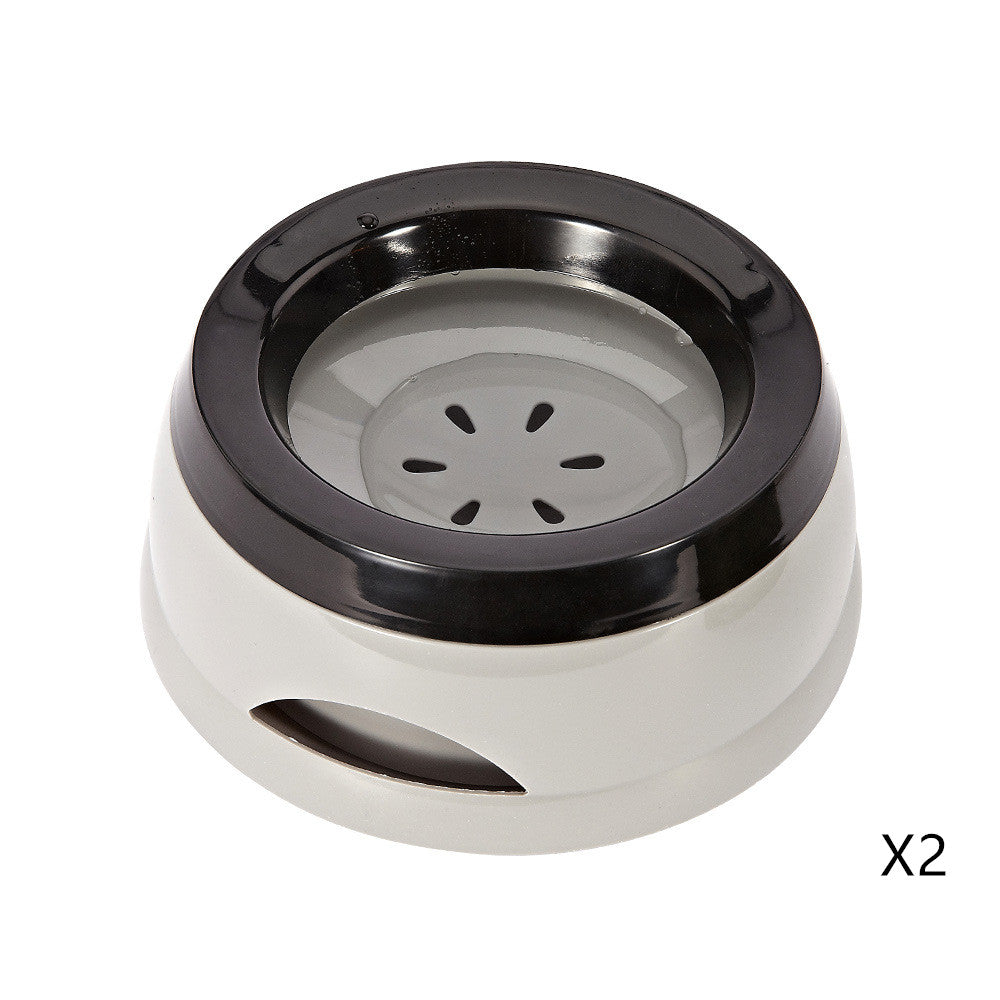 KFX-8330045 Eco-Friendly Portable Pet Bowls for Dogs and Cats - No Spill Water Feeder, Compact and Durable Design
