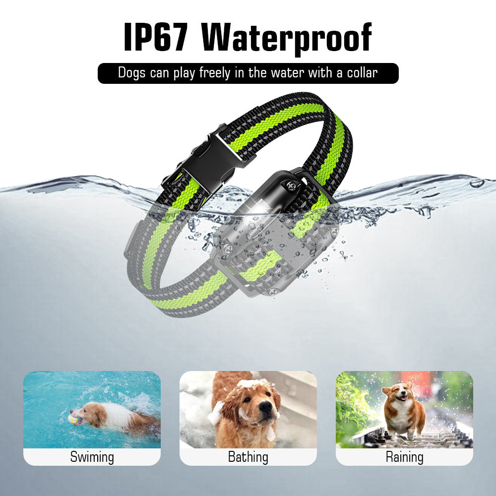 KFX-8334653 Intelligent Waterproof Dog Training Device with Remote Control and Light Feature