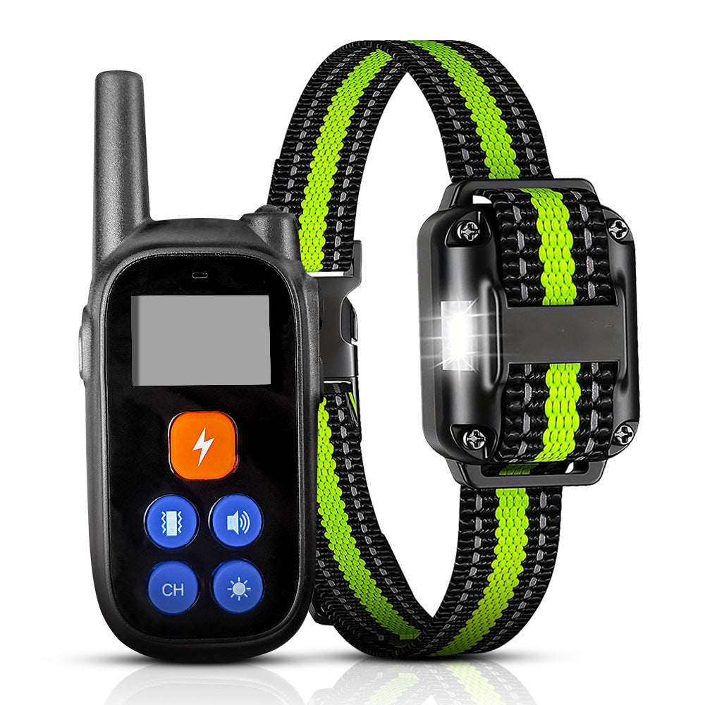 KFX-8334653 Intelligent Waterproof Dog Training Device with Remote Control and Light Feature