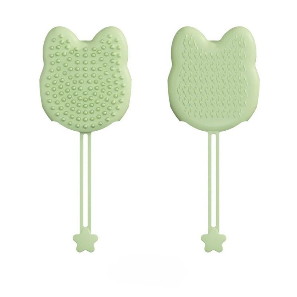 KFX-8335421 Silicone Pet Bathing Massager Gloves for Dogs and Cats, Hair Deshedding and Cleaning Tool