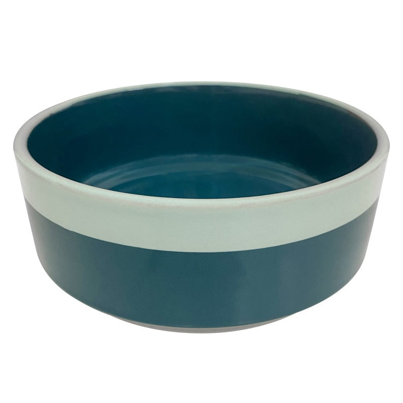 KFX-8335805 Ceramic Cat Bowl in Random Colors - Simple and Elegant Design