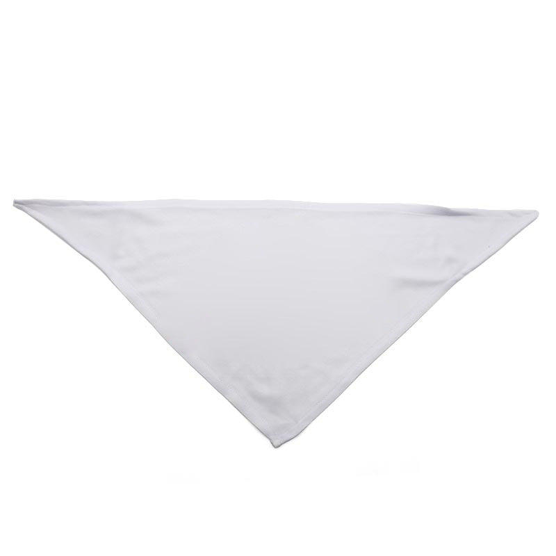 KFX-8337213 Pet Saliva Triangle Towel for Heat Transfer Printing - Durable Polyester, Multiple Sizes Available