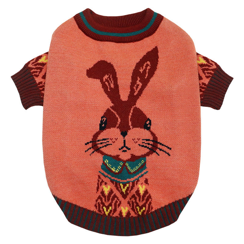 KFX-8343357 Cotton Nordic Bunny Sweater for All Genders - Available in S, M, L, XL