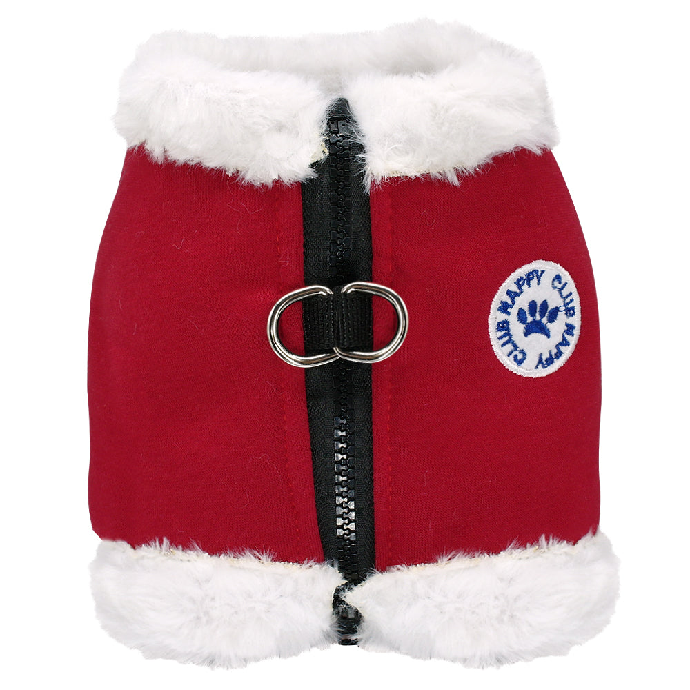 KFX-8344637 Winter Dog Chest Strap with Cashmere Lining - Comfortable Cotton Design for All Sizes