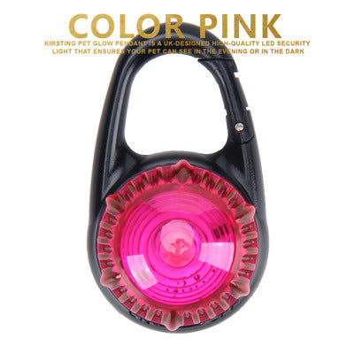 KFX-8348605 LED Illuminated Anti-Lost Pendant for Dogs - Nighttime Safety Light in Multiple Colors