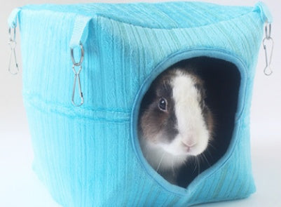 KFX-8349373 Cotton Nest for Small Animals - Cozy Winter Sleeping House for Hamsters, Rabbits, Squirrels, and More