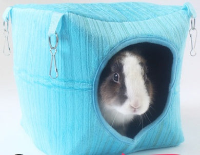 KFX-8349373 Cotton Nest for Small Animals - Cozy Winter Sleeping House for Hamsters, Rabbits, Squirrels, and More