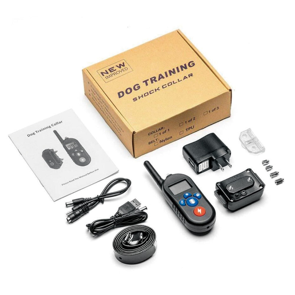 KFX-8350781 Remote Control Electric Shock Vibration Training Collar for Dogs with Adjustable Strap