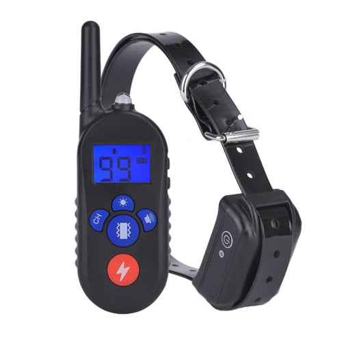 KFX-8350781 Remote Control Electric Shock Vibration Training Collar for Dogs with Adjustable Strap