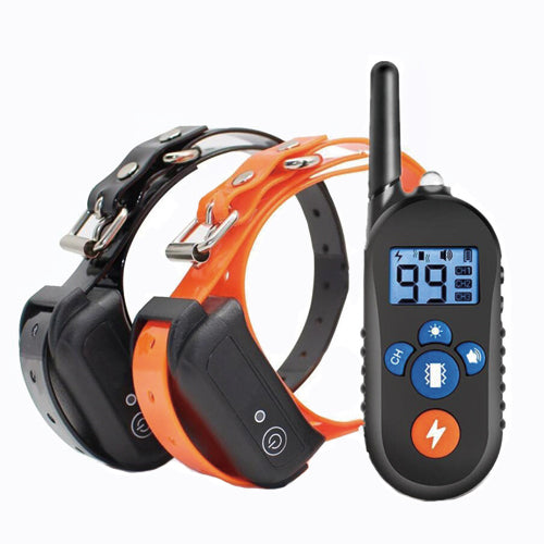 KFX-8350781 Remote Control Electric Shock Vibration Training Collar for Dogs with Adjustable Strap