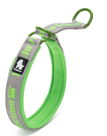 KFX-8353341 Adjustable Reflective Nylon Dog Collar in Various Colors - Soft and Durable Traction Design