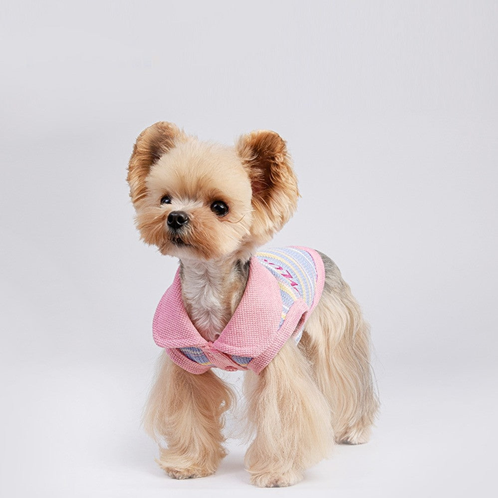KFX-8356669 Autumn Pink Purple Vest for Small Dogs and Cats, Available in Multiple Sizes