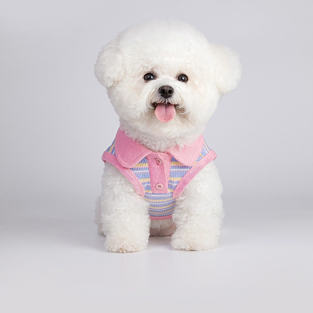 KFX-8356669 Autumn Pink Purple Vest for Small Dogs and Cats, Available in Multiple Sizes
