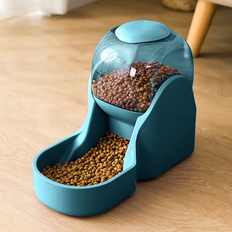 KFX-8357053 Peacock Green and Malachite Green Drinker and Feeder Set for Pets