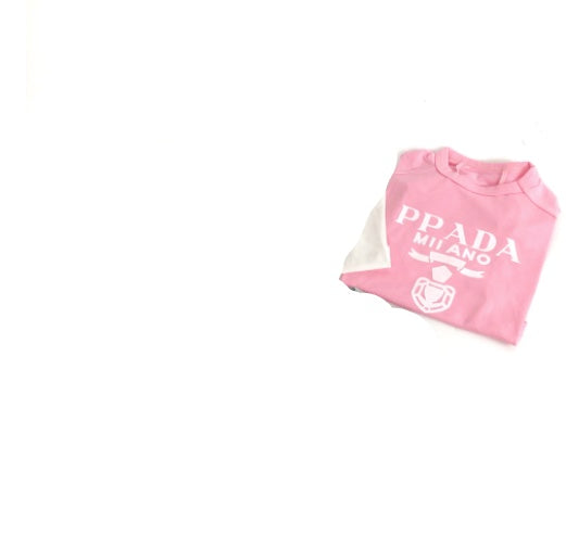 KFX-8363197 Breathable Cotton Short Sleeve Dog Clothes for French Bulldogs and Schnauzers in Black, White, Pink, and Gray