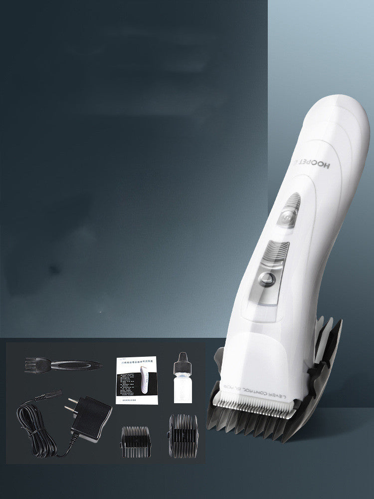 KFX-8368189 Ceramic Rechargeable Dog Electric Clipper with Titanium Alloy Blade and Accessories