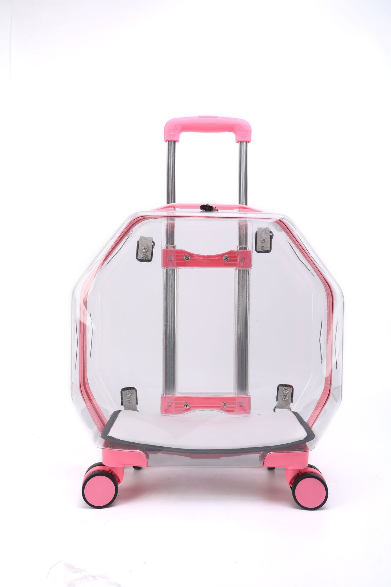 KFX-8368829 Translucent Cartoon Pet Backpack with Ventilation for Dogs and Cats - 10kg Capacity