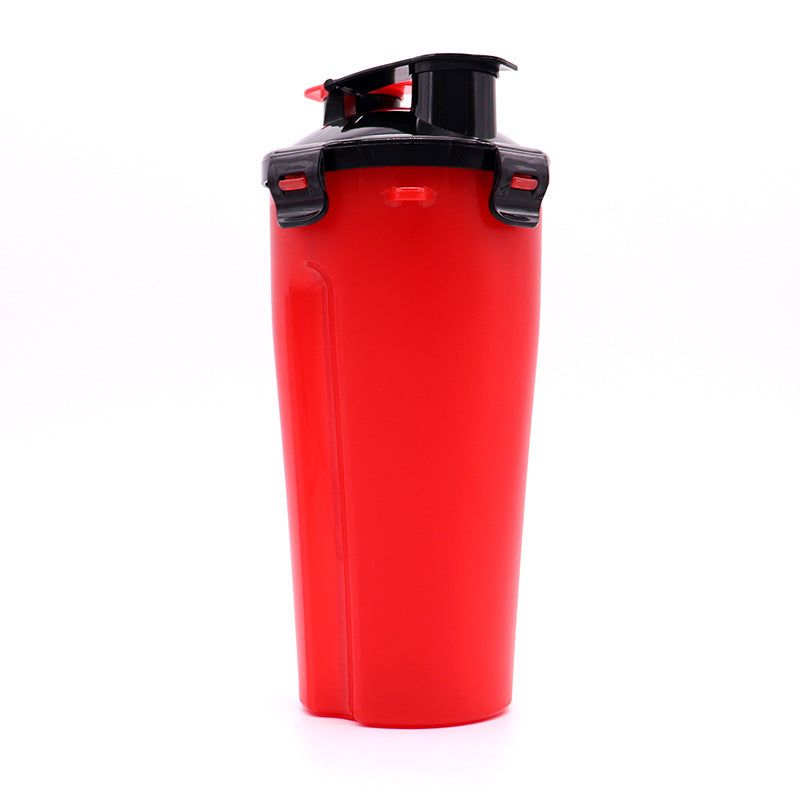KFX-8369853 Portable 2-in-1 Dog Water and Food Cup - Outdoor Drinking Bottle for Pets, 350ml Capacity