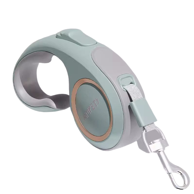 KFX-8372157 Automatic Telescopic Pet Leash for Dogs and Cats, 3m High-Tensile Webbing with Ergonomic Grip