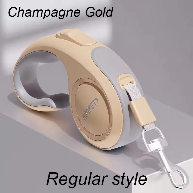 KFX-8372157 Automatic Telescopic Pet Leash for Dogs and Cats, 3m High-Tensile Webbing with Ergonomic Grip