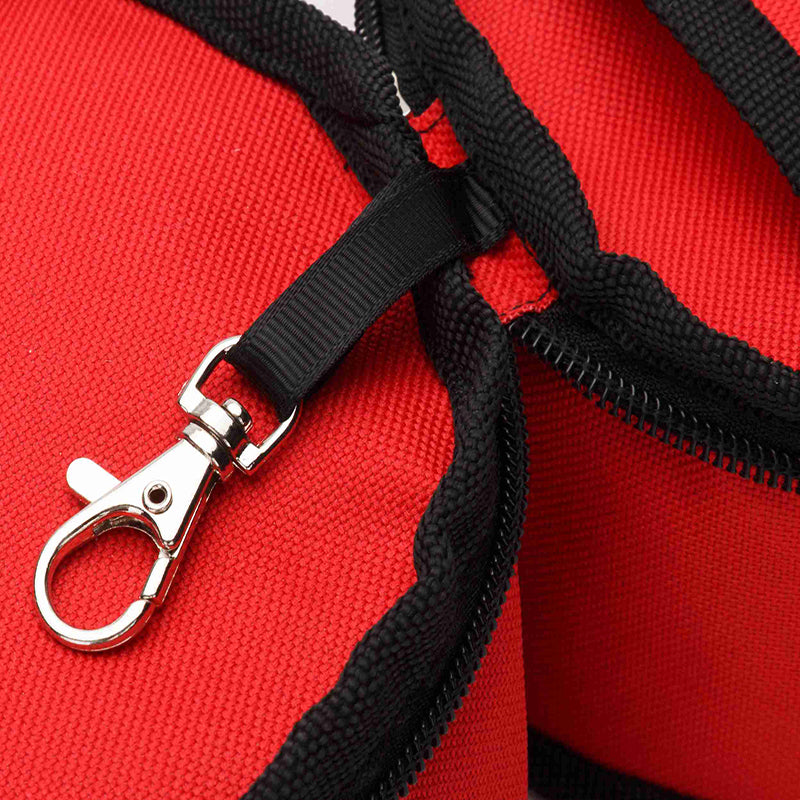 KFX-8372541 Portable Folding Double Pet Bowl - Waterproof Oxford Cloth Travel Solution