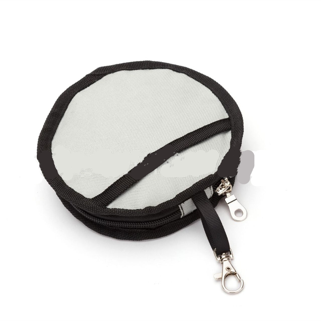 KFX-8372541 Portable Folding Double Pet Bowl - Waterproof Oxford Cloth Travel Solution