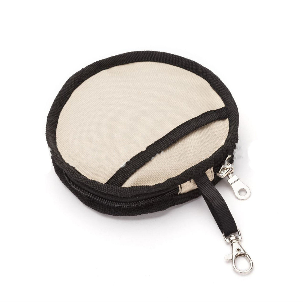 KFX-8372541 Portable Folding Double Pet Bowl - Waterproof Oxford Cloth Travel Solution