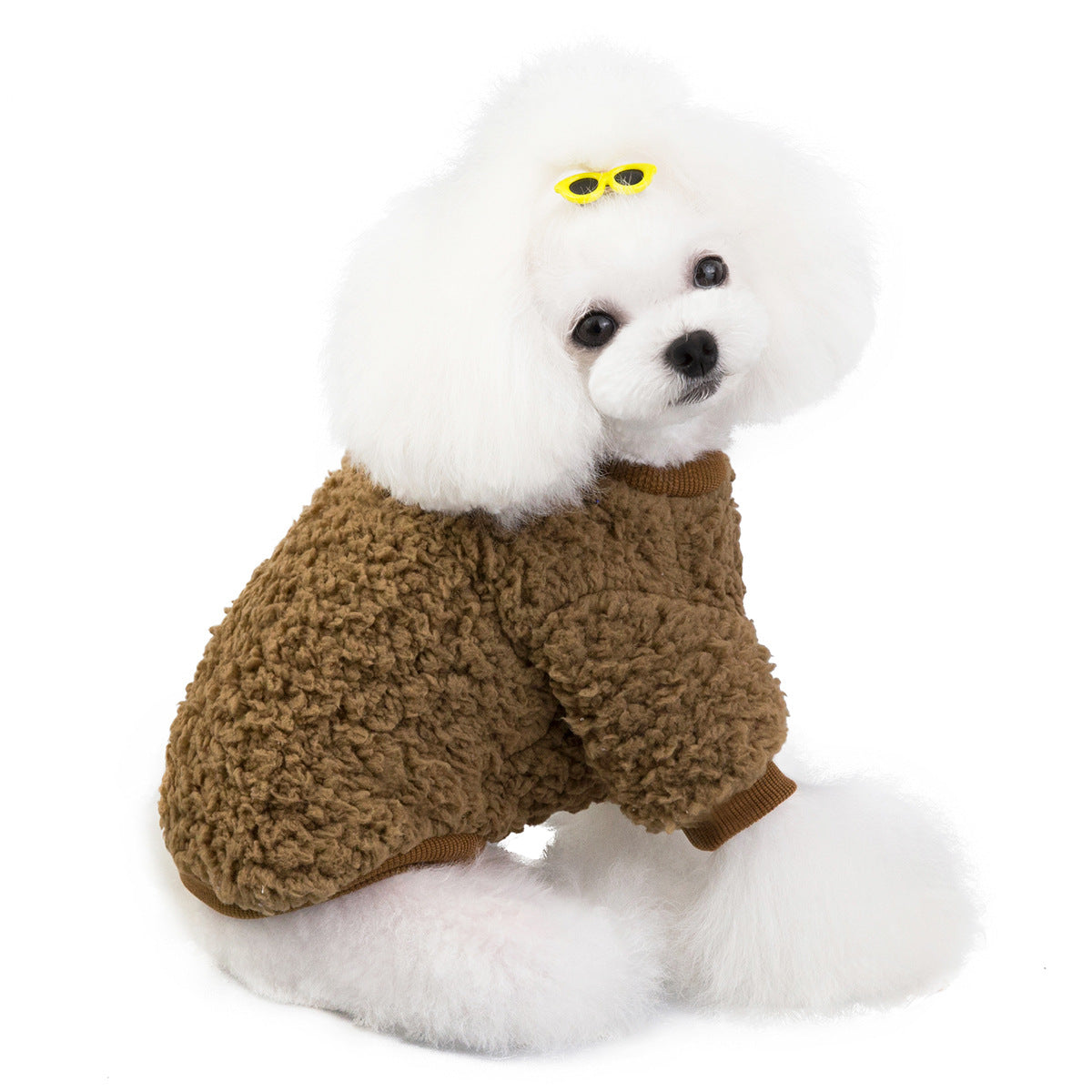 KFX-8372925 Stylish Velvet Coat for Pets - Autumn & Winter - Available in Various Colors and Sizes