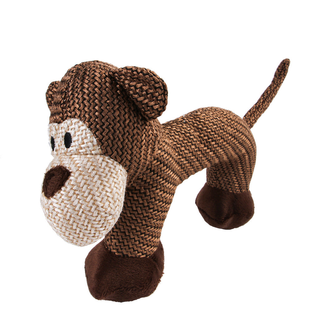 KFX-8375613 Large Plush Dog Squeaky Toy for Interactive Chewing Fun and Bonding - Ideal for Medium to Large Dogs
