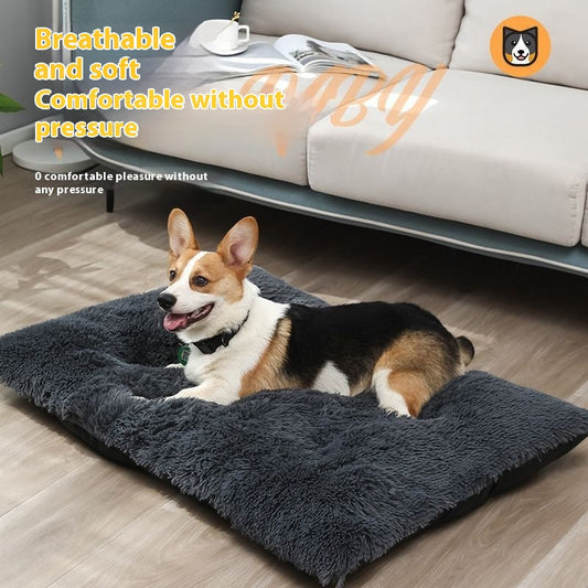 KFX-8378173 Thickened Winter Warm Mat for Dogs - Plush & Cozy, Multiple Sizes Available