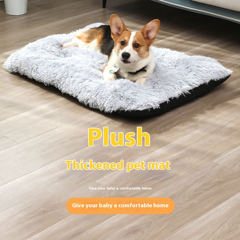 KFX-8378173 Thickened Winter Warm Mat for Dogs - Plush & Cozy, Multiple Sizes Available