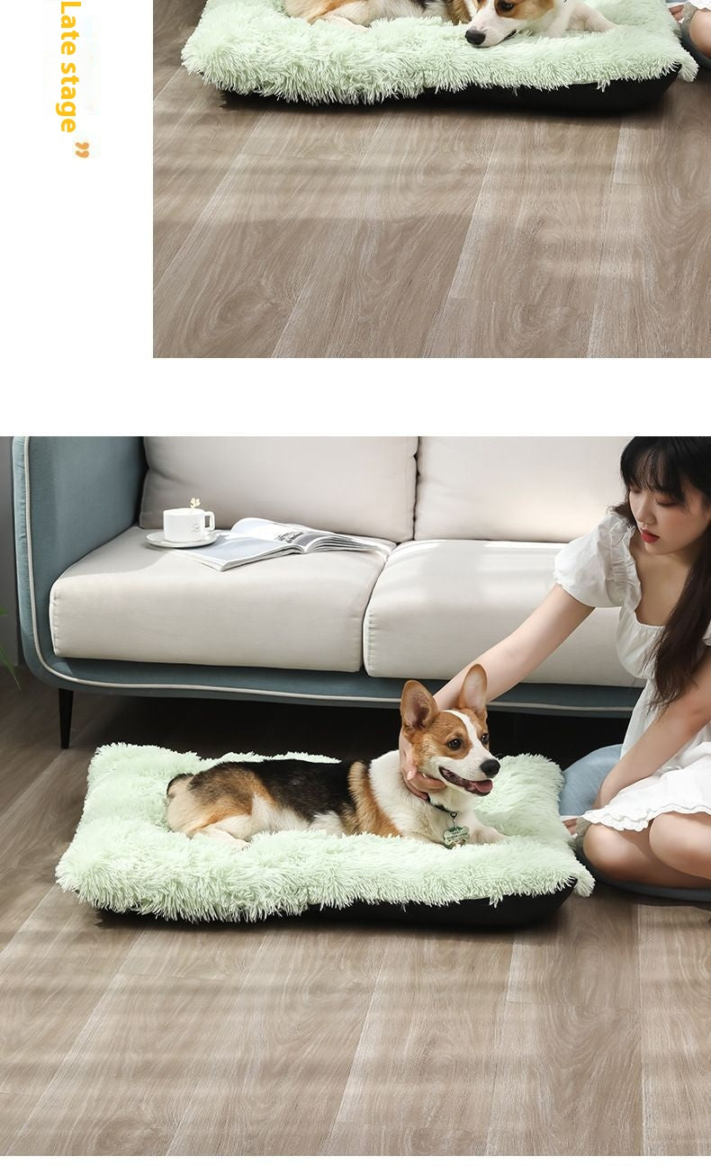 KFX-8378173 Thickened Winter Warm Mat for Dogs - Plush & Cozy, Multiple Sizes Available