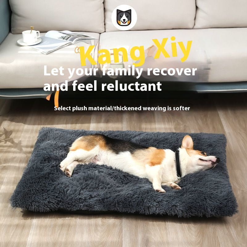 KFX-8378173 Thickened Winter Warm Mat for Dogs - Plush & Cozy, Multiple Sizes Available