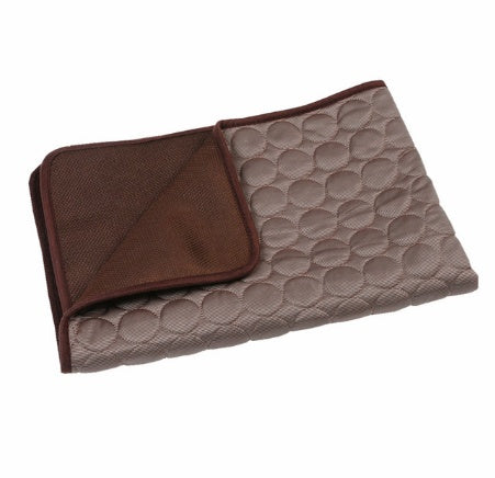 KFX-8379965 Cooling Pet Sleeping Mat Made of Ice Silk and Mesh for Hot Weather